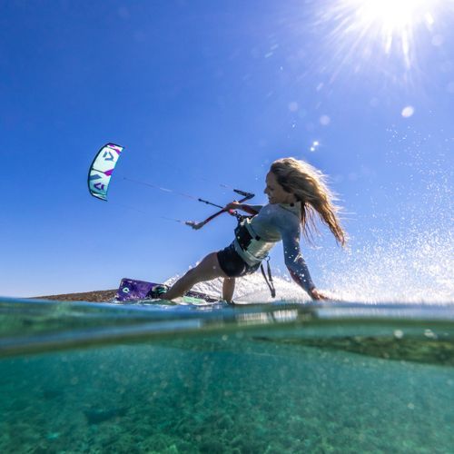 Latawiec kitesurfingowy DUOTONE Evo SLS mint/purple