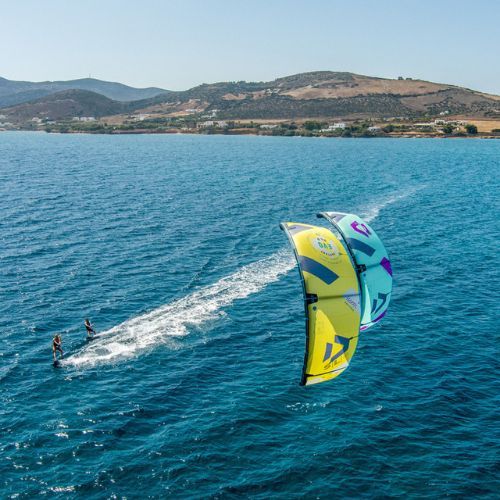 Latawiec kitesurfingowy DUOTONE Evo SLS mint/purple