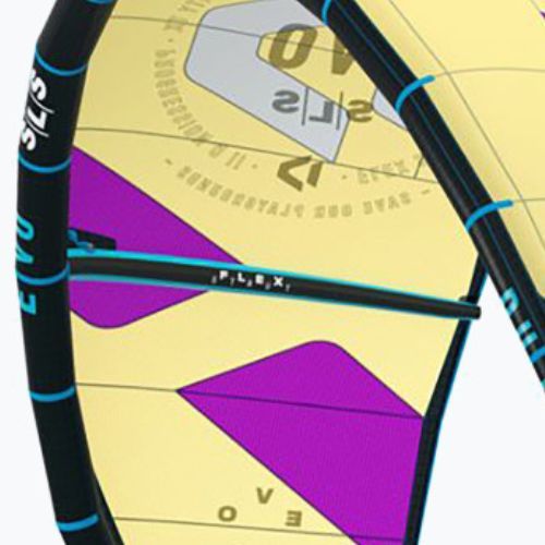 Latawiec kitesurfingowy DUOTONE Evo SLS 2022 vanilla/purple