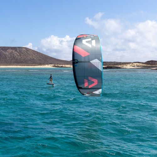 Latawiec kitesurfingowy DUOTONE Rebel SLS 2022 grey/coral red