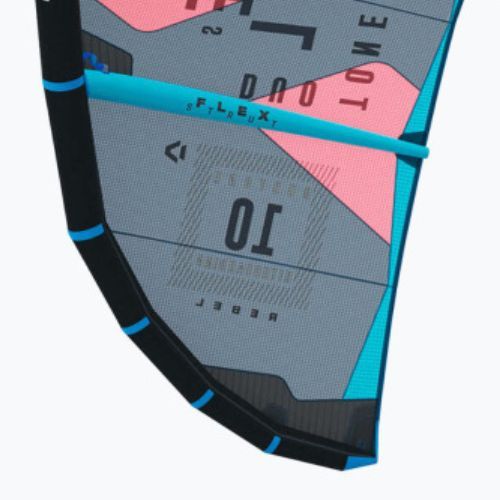 Latawiec kitesurfingowy DUOTONE Rebel SLS 2022 grey/coral red