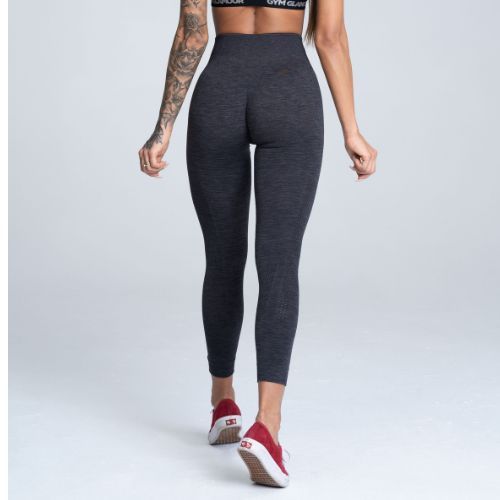 Legginsy treningowe damskie Gym Glamour Bezszwowe navy ombre