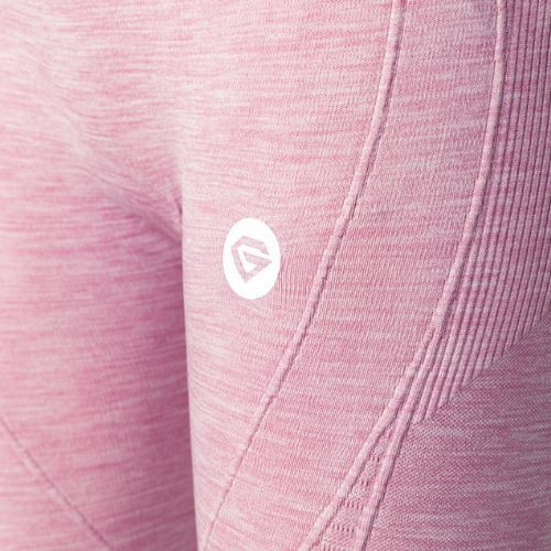 Legginsy treningowe damskie Gym Glamour Bezszwowe pink ombre
