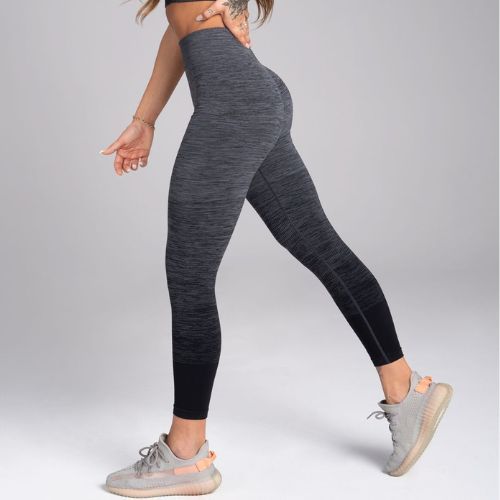 Legginsy treningowe damskie Gym Glamour Ombre grey