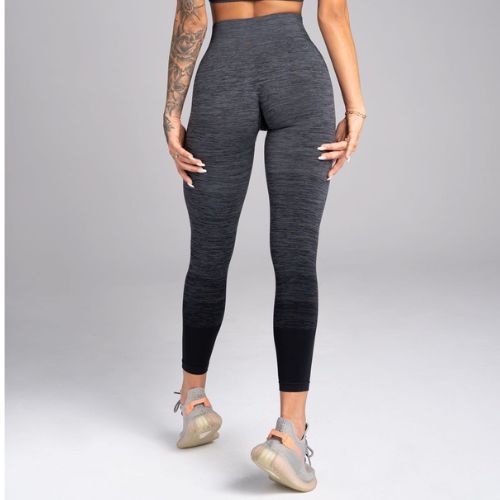 Legginsy treningowe damskie Gym Glamour Ombre grey