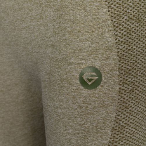 Legginsy treningowe damskie Gym Glamour Fusion khaki