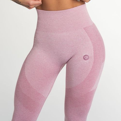 Legginsy treningowe damskie Gym Glamour Fusion pink