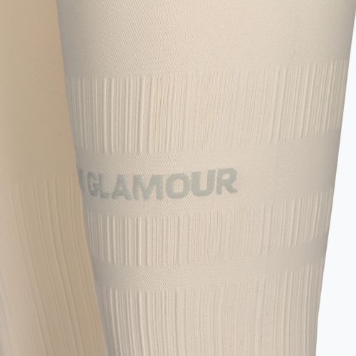 Legginsy treningowe damskie Gym Glamour Push Up cream