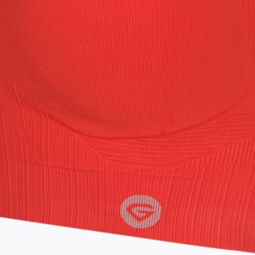 Biustonosz treningowy Gym Glamour Push Up coral