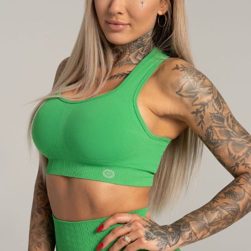 Biustonosz treningowy Gym Glamour Push Up jungle