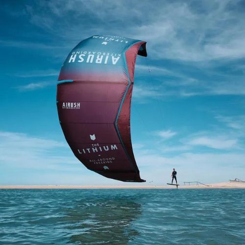 Latawiec kitesurfingowy Airush Lithium V13 red/teal