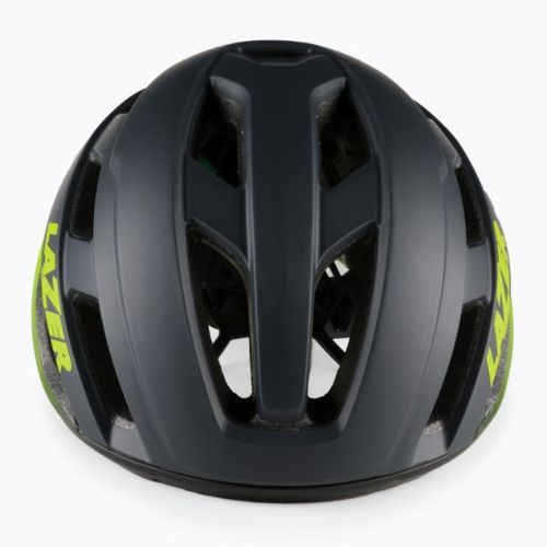 Kask rowerowy Lazer Strada KinetiCore matte dark grey/flash yellow