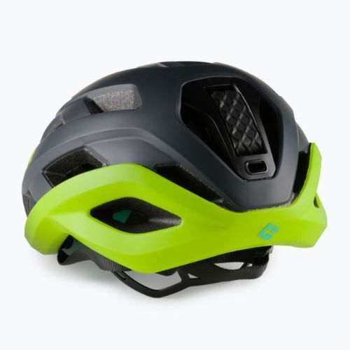 Kask rowerowy Lazer Strada KinetiCore matte dark grey/flash yellow