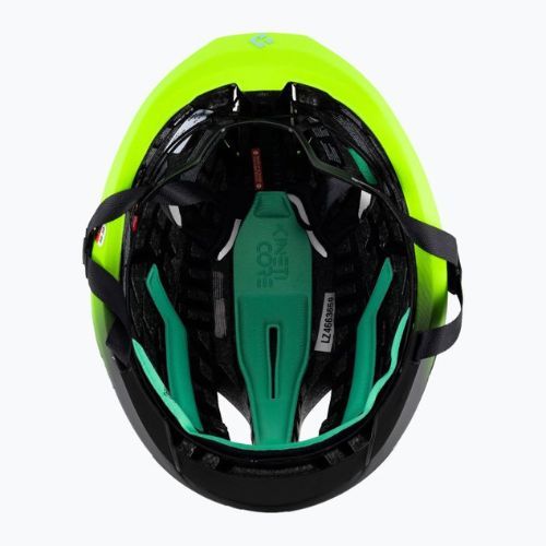 Kask rowerowy Lazer Vento KinetiCore black flash/yellow