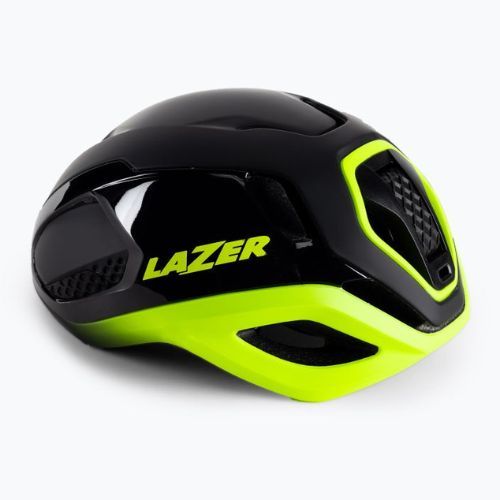 Kask rowerowy Lazer Vento KinetiCore black flash/yellow