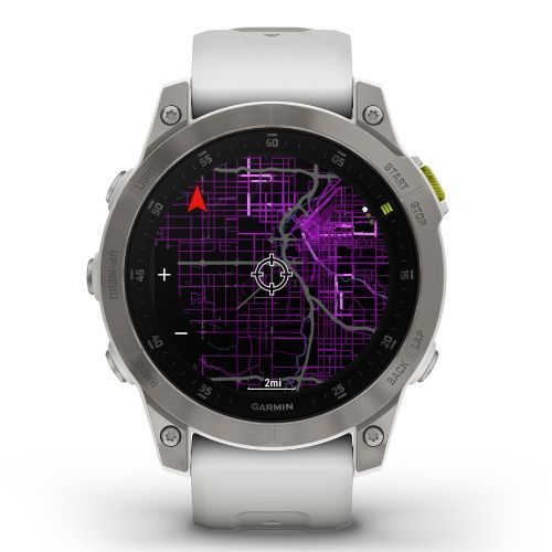 Zegarek Garmin Epix 2 Sapphire HRM Elevate Ox biały 010-02582-21