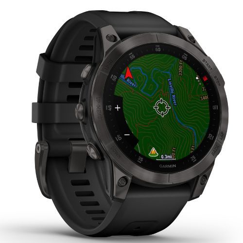 Zegarek Garmin Epix 2 Sapphire HRM Elevate Ox czarny 010-02582-11