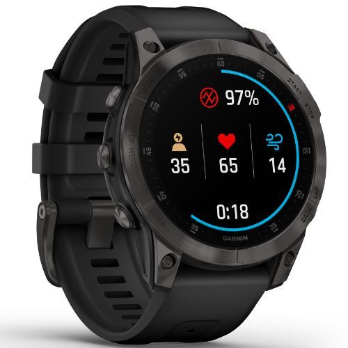 Zegarek Garmin Epix 2 Sapphire HRM Elevate Ox czarny 010-02582-11