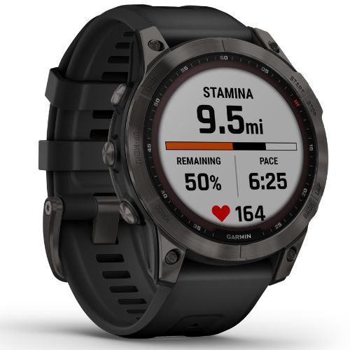 Zegarek Garmin Fenix 7 Sapphire Solar Hrm Elevate Ox czarny 010-02540-21