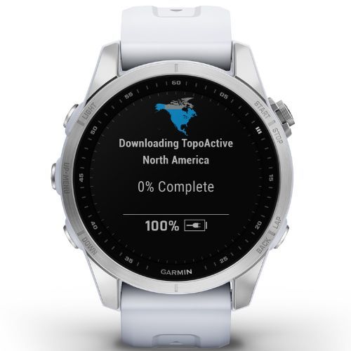 Zegarek Garmin Fenix 7S Hrm Elevate Ox srebrny 010-02539-03