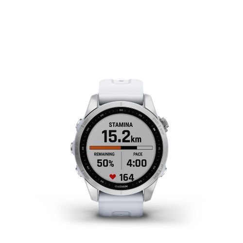 Zegarek Garmin Fenix 7S Hrm Elevate Ox srebrny 010-02539-03