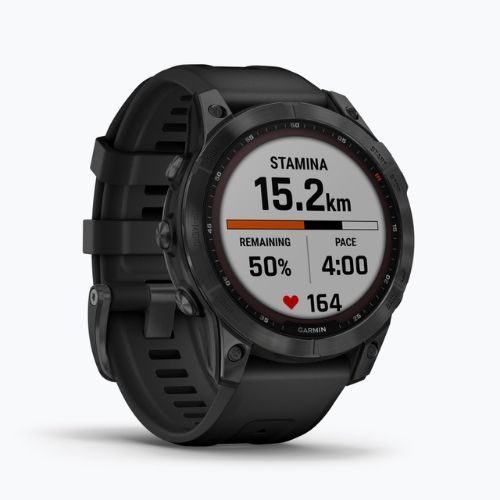Zegarek Garmin Fenix 7 Solar Hrm Elevate Ox czarny 010-02540-11