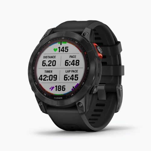 Zegarek Garmin Fenix 7 Solar Hrm Elevate Ox czarny 010-02540-11