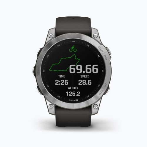 Zegarek Garmin Fenix 7 Hrm Elevate Ox srebrny 010-02540-01