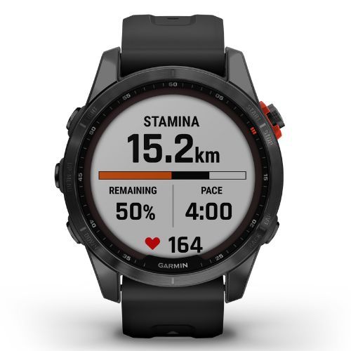 Zegarek Garmin Fenix 7S Solar Hrm Elevate Ox szary 010-02539-13