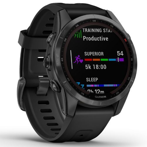 Zegarek Garmin Fenix 7S Solar Hrm Elevate Ox szary 010-02539-13