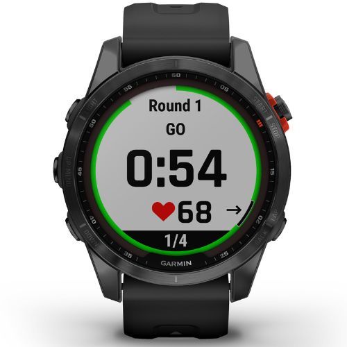 Zegarek Garmin Fenix 7S Solar Hrm Elevate Ox szary 010-02539-13