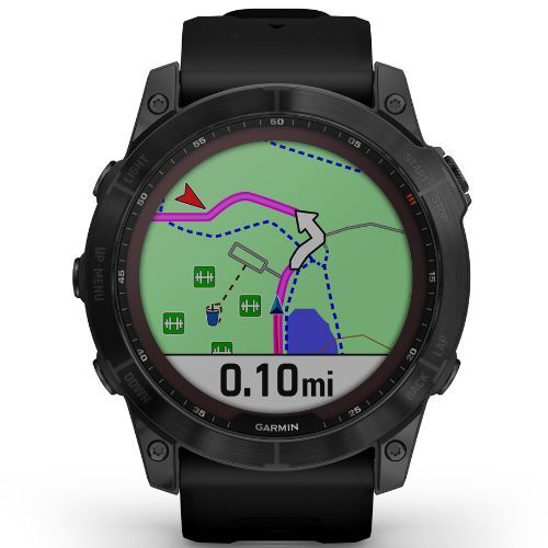 Zegarek Garmin Fenix 7X Sapphire Solar Hrm Elevate Ox czarny 010-02541-23