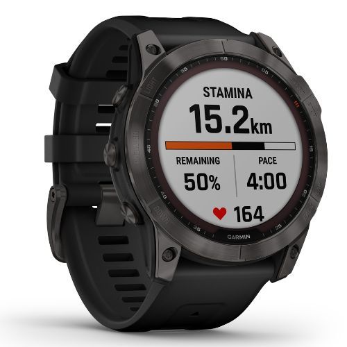 Zegarek Garmin Fenix 7X Sapphire Solar Hrm Elevate Ox czarny 010-02541-11