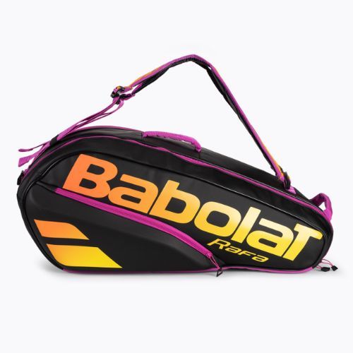 Torba tenisowa Babolat RH X6 Pure Aero Rafa 42 l black/orange/violet