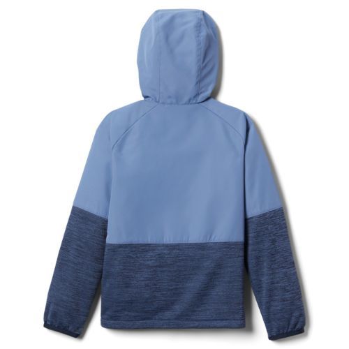 Bluza trekkingowa dziecięca Columbia Out-Shield Dry bluestone/collegiate navy heather