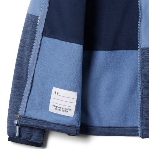 Bluza trekkingowa dziecięca Columbia Out-Shield Dry bluestone/collegiate navy heather