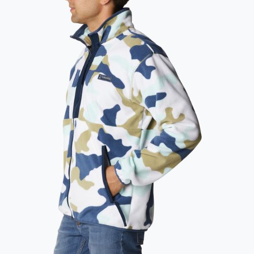 Bluza polarowa męska Columbia Back Bowl savory mod camo/collegiate navy