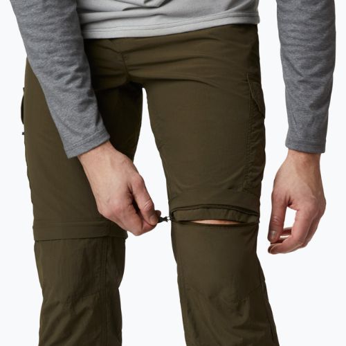 Spodnie trekkingowe męskie Columbia Silver Ridge II Convertible olive green