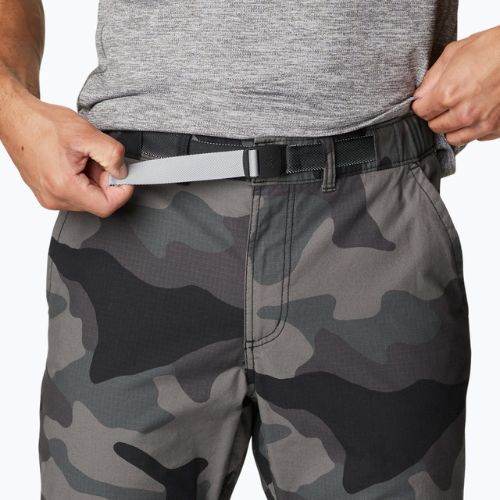 Spodnie trekkingowe męskie Columbia Wallowa Belted black mod camo