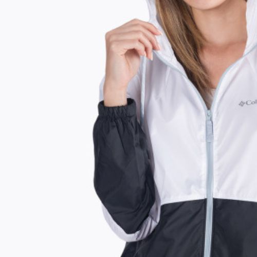 Kurtka przeciwwiatrowa damska Columbia Flash Forward white/black