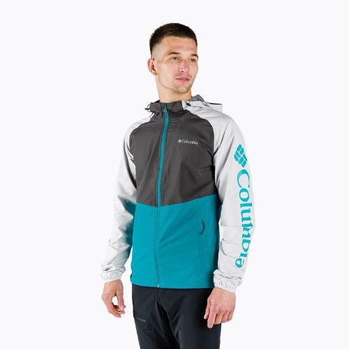 Kurtka softshell męska Columbia Panther Creek deep marine/shark/nimbus grey