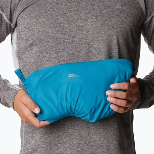 Kurtka przeciwdeszczowa męska Columbia Titan Pass 2.5L nimbus grey/deep marine