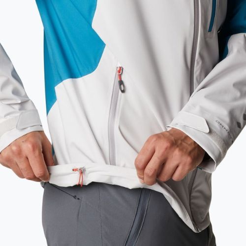 Kurtka przeciwdeszczowa męska Columbia Titan Pass 2.5L nimbus grey/deep marine