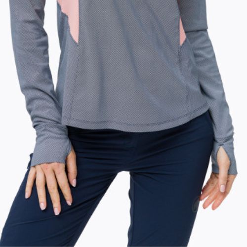 Longsleeve trekkingowy damski Columbia Titan Pass Sun Deflect nocturnal/coral reef