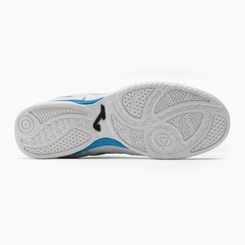 Buty piłkarskie dziecięce Joma Top Flex IN white/gold