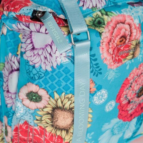 Sakwy rowerowe Basil Bloom Field Double Bag 28-35 l sky blue