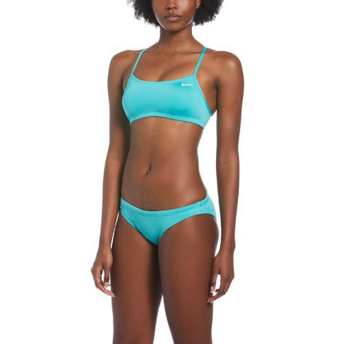 Strój pływacki dwuczęściowy damski Nike Essential Sports Bikini aquamarine