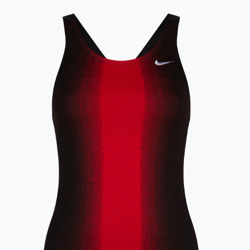 Strój pływacki jednoczęściowy damski Nike Fade Sting red