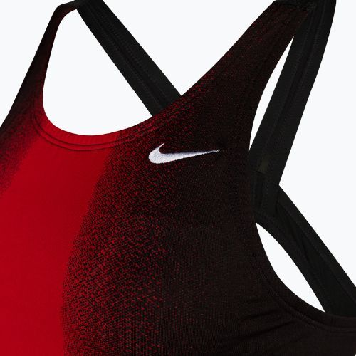 Strój pływacki jednoczęściowy damski Nike Fade Sting red
