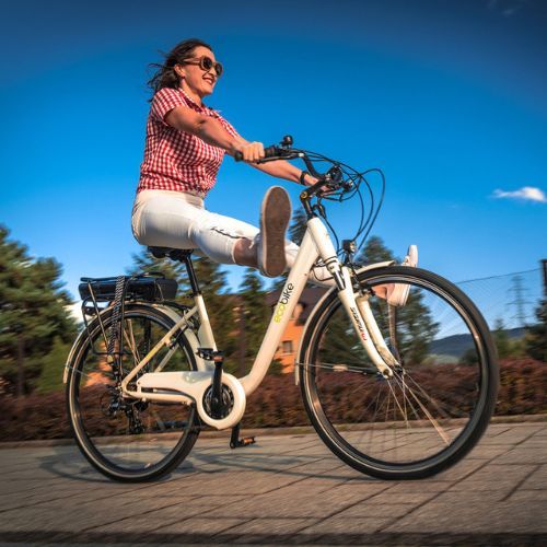 Rower Elektryczny EcoBike Traffic 36V 13Ah 468Wh Smart BMS white
